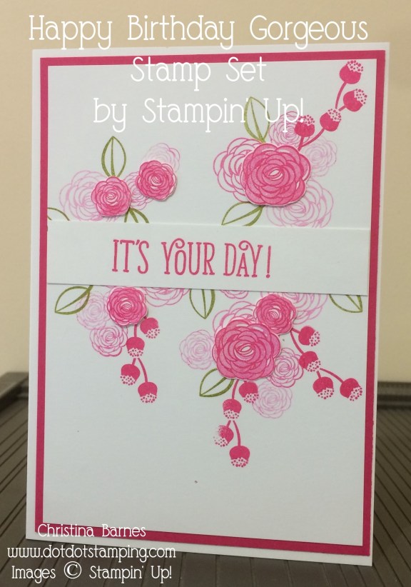 Pink HB Gorgeous Card
