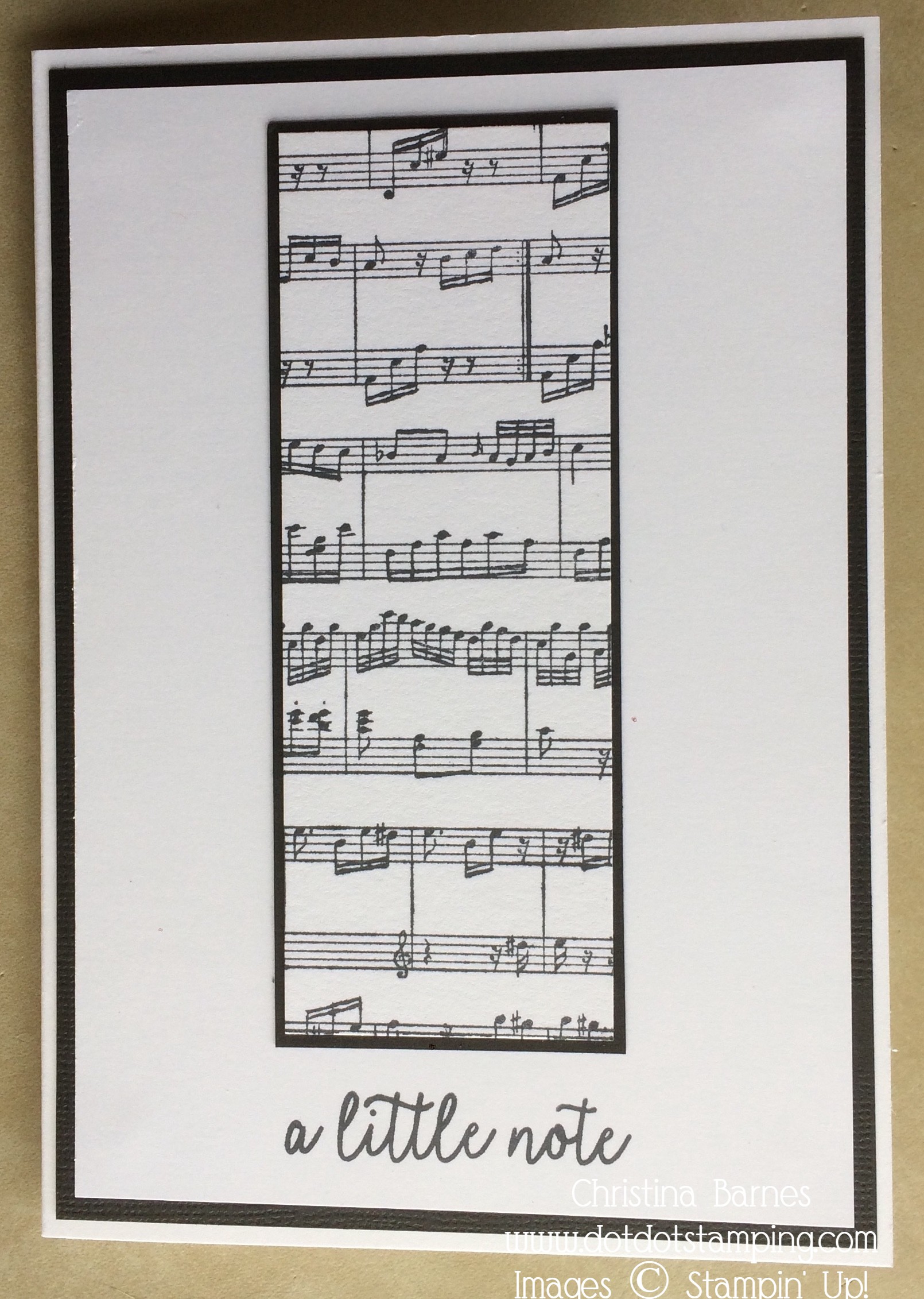 Sheet Music Card 1