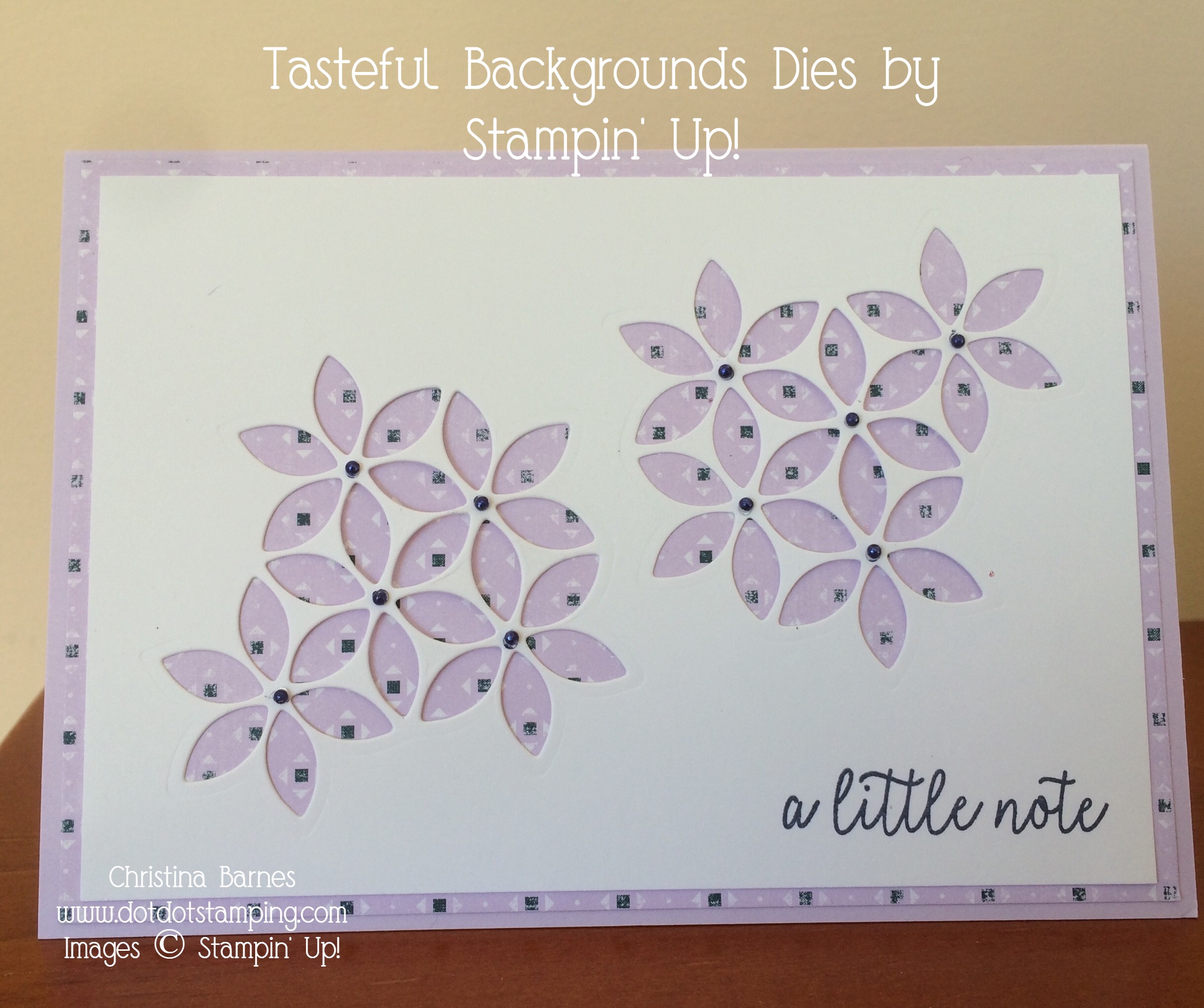 Tasteful Backgrounds Daisies Card