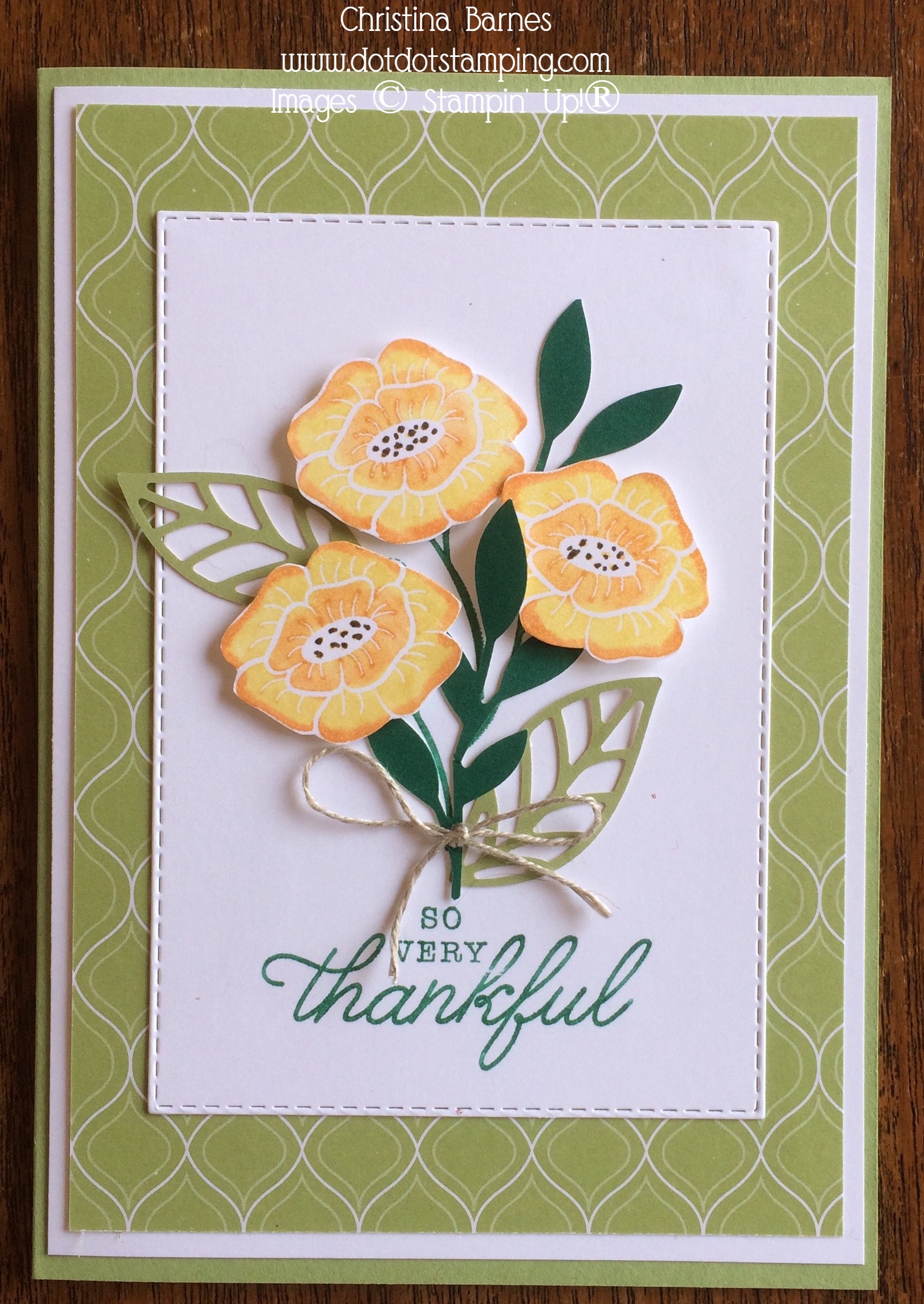 For The Love of Felt Green Card