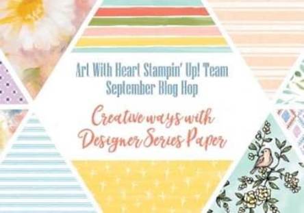 Creative Ways to Use Designer Series Paper Christina Barnes Dot Dot Stamping 2019