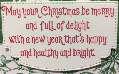 #Elfie stamp set sentiment Christmas Card 2019 Holiday Catalogue Stampin' Up! Christina Barnes Dot Dot Stamping