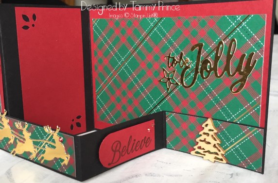 Tammy Prince Fancy Fold Card Jolly Season