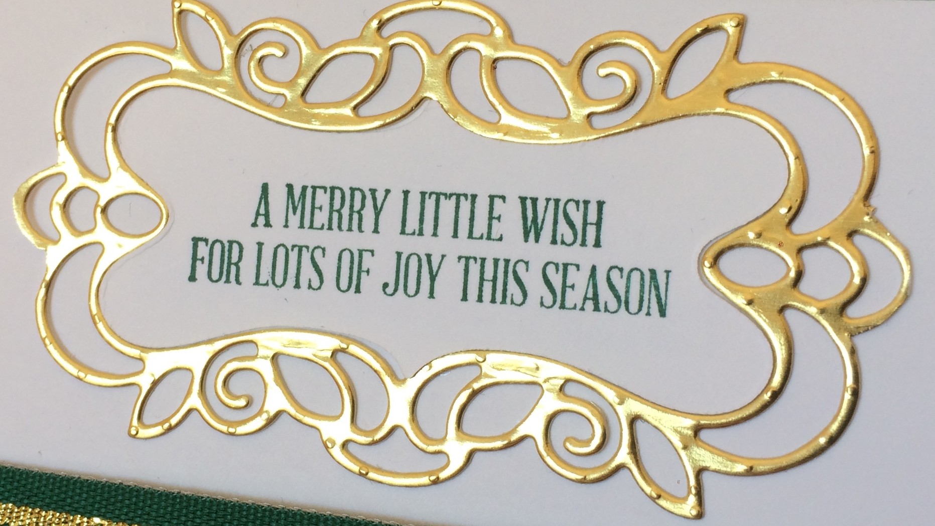 Wrapped in Plaid Card Gold Detailed Bands Dies Stampin Up 2019 Christina Barnes Dot Dot Stamping