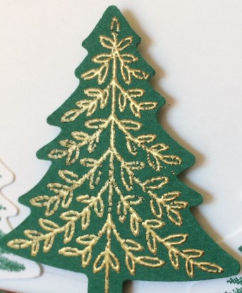 Wrapped in Plaid Suite Pine Tree Punch Perfectly Plaid Stampin Up Embossed Christmas Tree 2019 Holiday Catalogue Christina Barnes Dot Dot Stamping 2