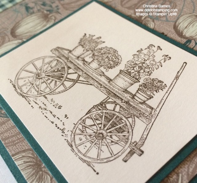In The Garden Masculine Card French Countryside Trolley Stampin' Up! 2020 Christina Barnes Dot Dot Stamping
