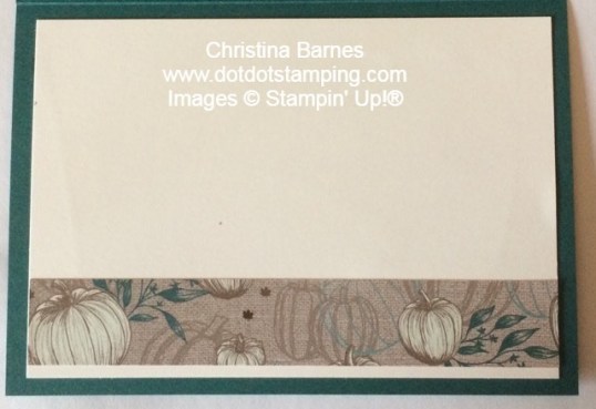 In the Garden Masculine Card Inside French Countryside Stampin' Up! 2020 Christina Barnes Dot Dot Stamping